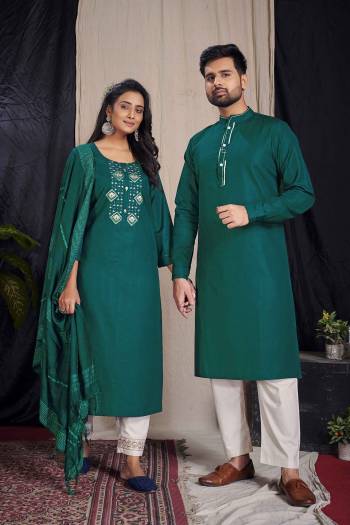 Only Women's Wear Kurti,Pant And Dupatta Price Rs.899/-+ 5% GST Chargeble And Only Men's Wear Kurta And Payjama Rs.799/- + 5% GST Chargeble