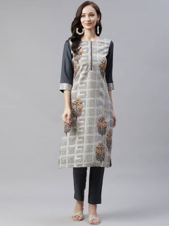 Grab This Readymade Collection Come With Pretty Colored Kurti Come With Matching Bottom And Rayon Fabricated Beautified With Designer Foil Printed