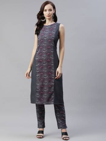 Grab This Readymade Collection Come With Pretty Colored Kurti Come With Matching Bottom And Rayon Fabricated Beautified With Designer Foil Printed