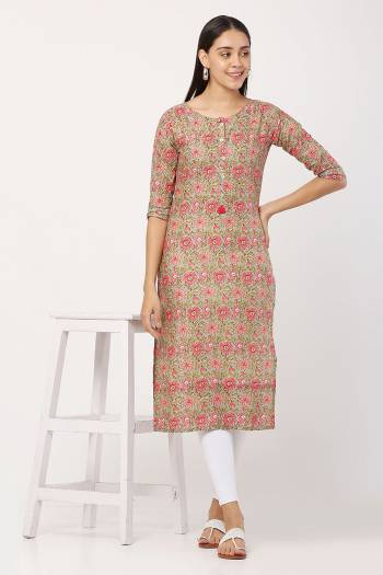 Here Is Very Pretty Designer Printed Long Kurti,This Pretty Kurti Is Fabricated On Cotton Based Come With All Regular SIze.BuyThese Collection Now