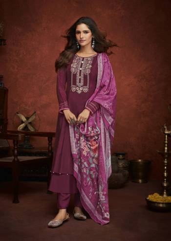 Here Is A Very Beautiful Readymade Designer Suit In Pretty Color Top is Fabricated On Viscose Upada Pair With Santoon Bottom And Viscose Dupatta Beautified With Embroidery And Digital Print.