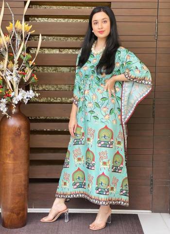 Buy These Ready To Wear Collection In Pretty Color These Kaftan is Butter Silk Fabricated?Beautified With Authentic Digital Printed.Its Available All Regular Size