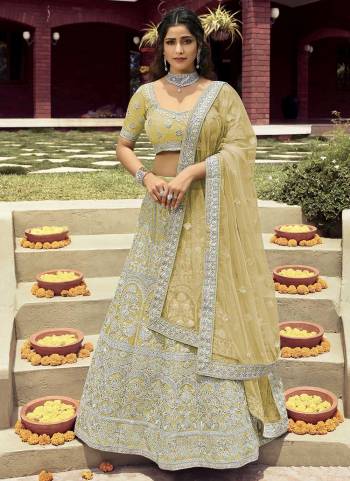 For A Lovely Designer Look, Grab This Trendy Designer Lehenga Choli In All Over?Same Color. This Heavy Embroidered Lehenga Choli Is Fabricated On Organza Paired With Net Fabricated Dupatta. Its Pretty Dori,Gota Embroidery,Zarkan Work Will Definitely Earn You Lots Of Compliments From Onlookers.