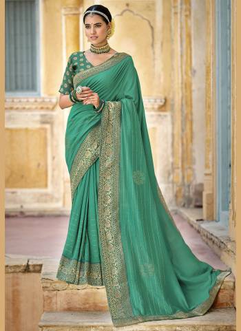 Simple And Elegant Looking Fancy Saree Is Here In Pretty Color Paired?With Contrasting Colored Blouse. Its Saree Is Fabricated On Poly SIlk Paired With Brocade Blouse. Buy This Rich And Elegant Looking Saree Now