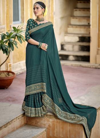 Simple And Elegant Looking Fancy Saree Is Here In Pretty Color Paired?With Contrasting Colored Blouse. Its Saree Is Fabricated On Poly SIlk Paired With Brocade Blouse. Buy This Rich And Elegant Looking Saree Now