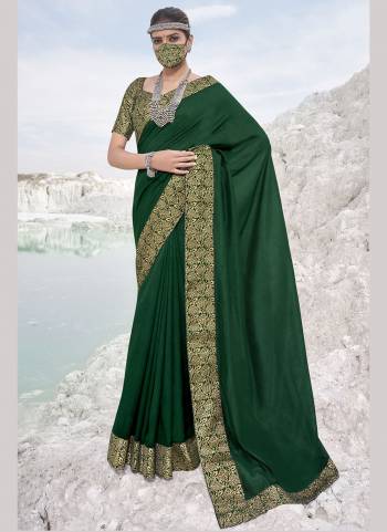 Simple And Elegant Looking Fancy Saree Is Here In Pretty Color Paired?With Contrasting Colored Blouse. Its Saree Is Fabricated On Poly SIlk Paired With Brocade Blouse. Buy This Rich And Elegant Looking Saree Now