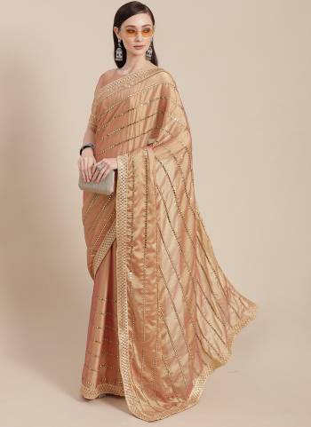 Simple And Elegant Looking Saree is Here in Pretty Colored.Its Saree And Blouse Fabricated On Art Silk Come With Heavy Mirror Embroidery Work.