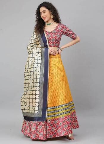 for a Pretty Look,Grab These Fancy Lehenga in All Over Beautiful Colored.These Lehenga Choli is Fabricated On All Over Art Silk And Beautified With Designer Digital Printed
