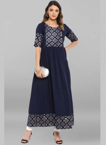 Grab These Pretty Kurti In Fine Colored.its Fabricated On Poly Crepe With Designer Foil Printed And Available in All Regular Size Buy Now These Amazing Collection.