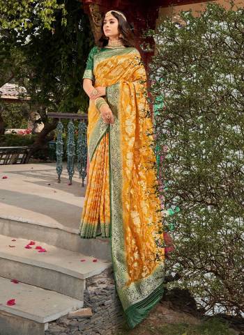 For A Proper Look,Grab These Lovely Colored Saree Pair With Pretty Blouse.its Saree And Blouse Are Fabricated On Silk Organza With Heavy Wevon Designer