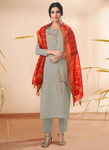 Here Is An Attractive Looking Readymade Suit In Pretty Colored.Its Top And Bottom Are Fabricated On Cotton Based Pair WIth Banarasi Viscose Dupatta.Beautified Wth Designer Work.its Available in All Regular Size