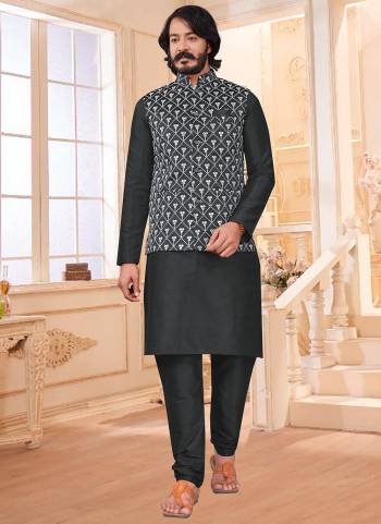 Take your ethnic style quotient to the next level by wearing this fashionable kurta set. which has been designed keeping the latest trends in mind. This set is a Art Silk Base Fabricated With Designer  Mirror Embroidery Work.It will augment your look and make you the centre of attraction at any occasion