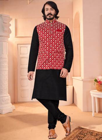 Take your ethnic style quotient to the next level by wearing this fashionable kurta set. which has been designed keeping the latest trends in mind. This set is a Art Silk Base Fabricated With Designer  Mirror Embroidery Work.It will augment your look and make you the centre of attraction at any occasion