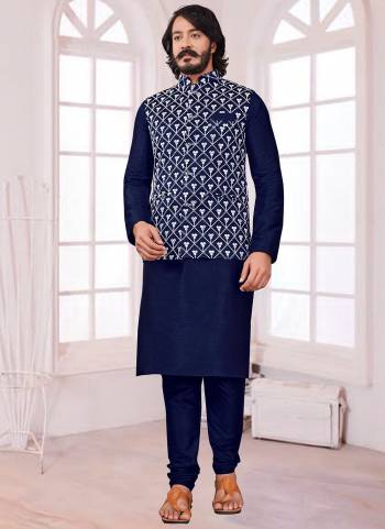 Take your ethnic style quotient to the next level by wearing this fashionable kurta set. which has been designed keeping the latest trends in mind. This set is a Art Silk Base Fabricated With Designer  Mirror Embroidery Work.It will augment your look and make you the centre of attraction at any occasion