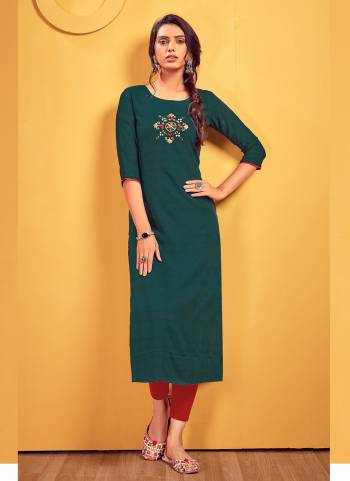 Grab These Casual Wear Readymade Kurti In All Over Pretty Colored.Its Fabricated On Viscose Come With Hand Mirror Embroidery Work.