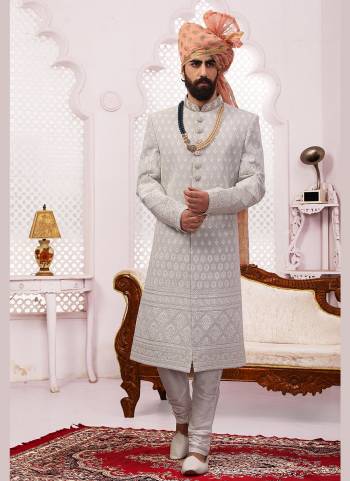 Grab These Readymade Sherwani in Fine Colored.These Shewani is Fabricated On Georgette Pair With Dupion Silk Bottom With Designer Embroidery Work.Its Available in All Regular Size.