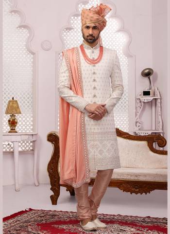 Grab These Readymade Sherwani in Fine Colored.These Shewani is Fabricated On Georgette Pair With Dupion Silk Bottom With Designer Embroidery Work.Its Available in All Regular Size.