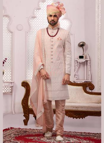 Grab These Readymade Sherwani in Fine Colored.These Shewani is Fabricated On Georgette Pair With Dupion Silk Bottom With Designer Embroidery Work.Its Available in All Regular Size.