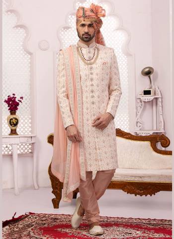 Grab These Readymade Sherwani in Fine Colored.These Shewani is Fabricated On Georgette Pair With Dupion Silk Bottom With Designer Embroidery Work.Its Available in All Regular Size.