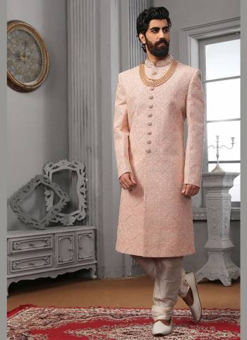 Grab These Readymade Sherwani in Fine Colored.These Shewani is Fabricated On Georgette Pair With Dupion Silk Bottom With Designer Embroidery Work.Its Available in All Regular Size.