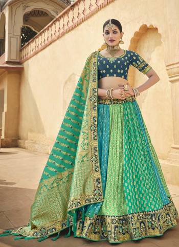 Choose A New Trend For The Pretty Look With This Heavy Designer Lehenga Choli In All Over Lovely Color. This Lehenga Choli Is Fabricated On Silk Paired With Silk Fabricated Dupatta. It IS Beautified With Wevon Designer,Jari,Cord,Sequance Embroidery,Khatli Hand Work Which Gives A Unique Look To It. Grab This Pretty Collection  And Begin A New And Amazing Trend.