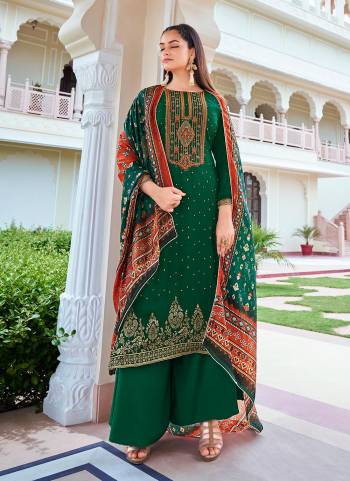 Evergreen And Rich Combination Is Here With This Designer Suit in Lovely Colored.These Top Is Fabricated On Jacquard Silk Pair With Dull Santoon Bottom And Art Silk Dupatta With Wevon Designer, Embroidery Work,Printed.