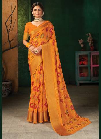 Adorn The Pretty Angelic Look In This Beautiful Saree In Pretty Colored Pair With Blouse.These Saree And Blouse Are Fabricated On Silk Blend.Its Beautified With Heavy Wevon Designer