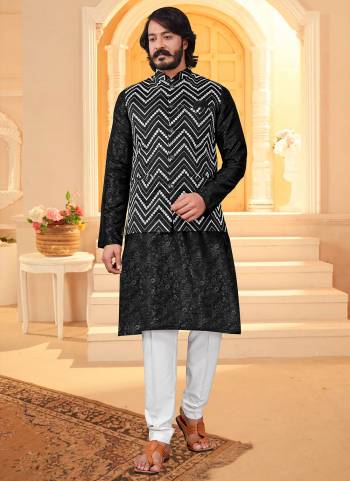 Take your ethnic style quotient to the next level by wearing this fashionable Combo kurta set.Its Come With Art SIlk Base Fabricated Pair With Silk Fabric Payjama.Buy Now