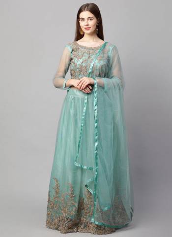 You Will Definitely Earn Lots Of Compliments Wearing This Designer Lehenga In All Over Same Colored,These Lehenga And Blouse Are Fabricated On Net Pair With Net Dupatta.Its Beautified Wth Designer Embroidery Work.