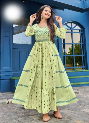 No More Worry For What To Wear At Your Place, Grab?These Kurti in Fine Colored.These Kurti Is Fabricated on Cotton Camric With Printed,Embroidery Work.its Available In All Regular SIze.Buy Now