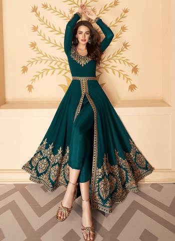 Grab These Designer Suit in All Over Pretty Colored Pair With Bottom And Dupatta.These Suit is Fabricated On Georgette Pair With Dull Santoon Bottom And Georgette Dupatta.Its Beautified With Heavy Designer Embroidery Work.