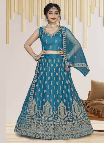 Grab These Beautiful Lehenga Choli in All Over Fine Colored.These Lehenga And Blouse Are Fabricated On Net Pair With Net Dupatta.Its Beautified With Designer Embroidery Work.