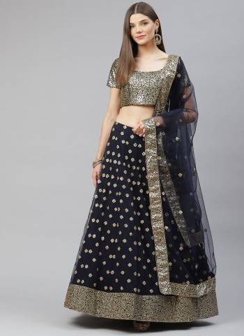 Grab These Beautiful Lehenga Choli in All Over Fine Colored.These Lehenga And Blouse Are Fabricated On Net Pair With Net Dupatta.Its Beautified With Designer Sequance Embroidery Work.