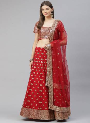 Grab These Beautiful Lehenga Choli in All Over Fine Colored.These Lehenga And Blouse Are Fabricated On Net Pair With Net Dupatta.Its Beautified With Designer Sequance Embroidery Work.