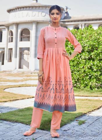 This Festive Season Look Beautiful And Feel comfortable In Beautiful Colored Kurti With Pant.These Kurti And Pant Are Fabricated On Rayon Slub.Its Beautified With Designer Printed With Embroidery.Its Available In All Regular Size.