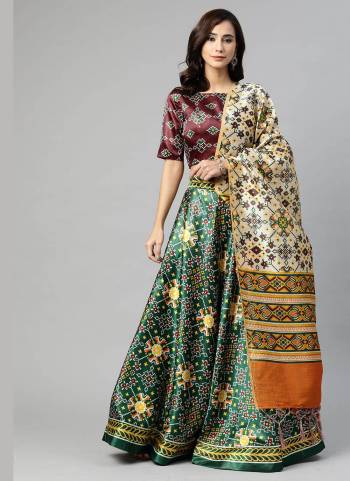 For A Different look,Grab These Fancy Lehenga in All Over Fine Colored.These Lehenga And Blouse Are Fabricated on Art Silk Pair With Art Silk Dupatta.Its Beautified With Designer Digital Printed.Buy Now These Amazing Collection.