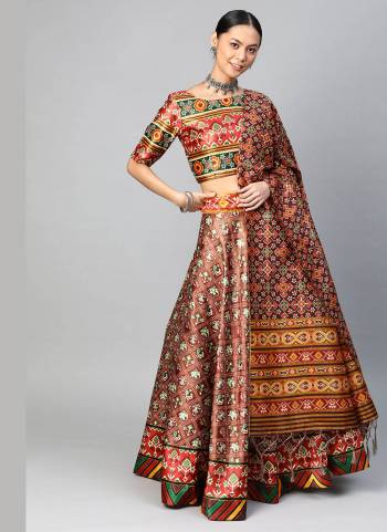 For A Different look,Grab These Fancy Lehenga in All Over Fine Colored.These Lehenga And Blouse Are Fabricated on Art Silk Pair With Art Silk Dupatta.Its Beautified With Designer Digital Printed.Buy Now These Amazing Collection.