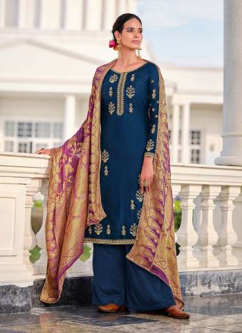 Grab These Plazzo Suit in All Over Beautiful Colored.These Suit Is Fabricated On Satin Georgette Pair With Santoon Bottom And Banarasi Dupatta.Buy Now These Amazing Suit.