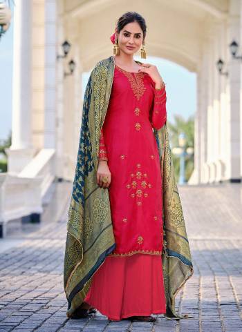 Grab These Plazzo Suit in All Over Beautiful Colored.These Suit Is Fabricated On Satin Georgette Pair With Santoon Bottom And Banarasi Dupatta.Buy Now These Amazing Suit.