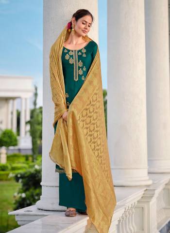 Grab These Plazzo Suit in All Over Beautiful Colored.These Suit Is Fabricated On Satin Georgette Pair With Santoon Bottom And Banarasi Dupatta.Buy Now These Amazing Suit.