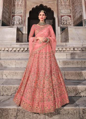 For A Designer Look , Grab These Heavy Designer Lehenga in All Over Fine Colored.These Lehenga is Fabricated On Soft Net Pair With Soft Net Blouse And Dupatta.Its Beautified With Heavy Designer Work.