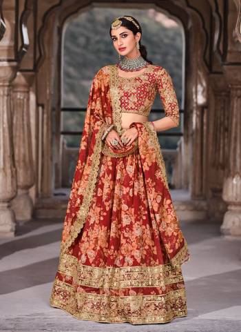 For A Designer Look , Grab These Heavy Designer Lehenga in All Over Fine Colored.These Lehenga is Fabricated On Organza Pair With Art Silk Blouse And Organza Dupatta.Its Beautified With Heavy Designer Work.