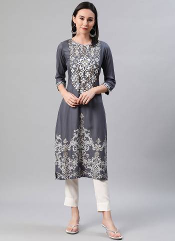 Buy These Casual Wear Kurti in Beautiful Colored Come With Rayon Fabricated With Designer Foil Printed.its Available in All Regular Size.Buy Now.