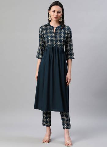 Buy These Casual Wear Kurti in Beautiful Colored Come With Rayon Fabricated With Designer Foil Printed.its Available in All Regular Size.Buy Now.