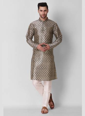 Take your ethnic style quotient to the next level by wearing this fashionable kurta set.Its Come With Art Silk Fabricated Pair With Art Silk Fabric Payjama.Buy Now