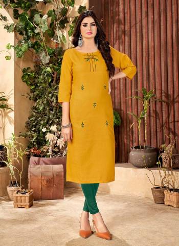 Simple And Elegant Looking Plain Kurti Is Here In Beautiful Colored.Its Fabricated On Rayon Handloom Slub Cotton With Embroidery Work.its Available in All Regular Size.Buy Now