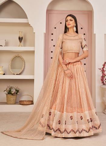 For A Different Look,Grab These Designer Lehenga in All Over Pretty Colored Pair With Blouse And Dupatta.These Lehenga Choli is All Over Net Base Fabric With Designer Work.Buy Now These Lehenga For Up Coming Wedding Season