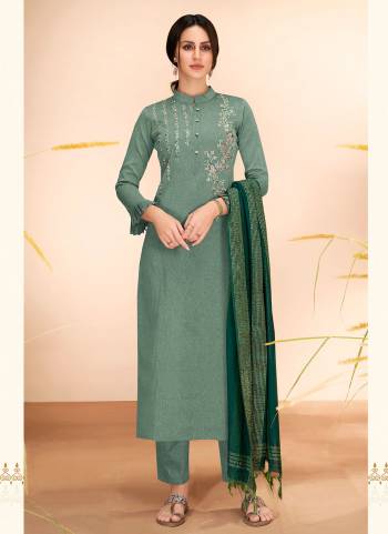 For A Different ook,Grab These Readymade Suit in All Over Fine Colored.These Top And Bottom Are Fabricated on Cotton Pair With Banarasi Viscose Dupatta.Its Beautified With Designer Work.Its Available in All Regular Size Buy Now.