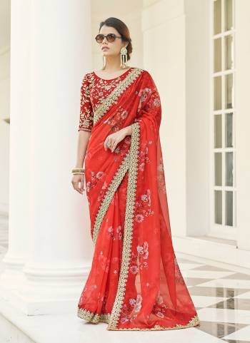 For A Designer Look ,Grab These Saree in All Over Fine Colored Pair With Designer Blouse.These Saree is Fabricated on Art Silk Based Pair With Organza Blouse.Its Beautified With Heavy Designer Work.