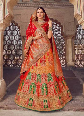 Grab These Designer Lehenga Choli in All Over Fine Colored Pair With Designer Blouse And Dupatta.These Lehenga choli is Fabricated on Banarasi Silk Pair With Silk Blouse AndBanarasi Silk Dupatta.Its Beaitified With Heavy Designer Work.